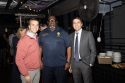 Congressman Morgan McGarvey and others attend a happy hour.