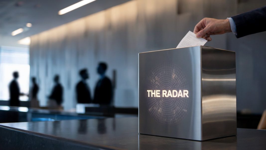 The Radar The Radar - A drop box in an office setting