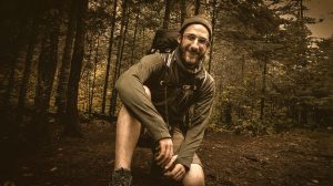 Alex Pretti in Sepia Tone in the forest